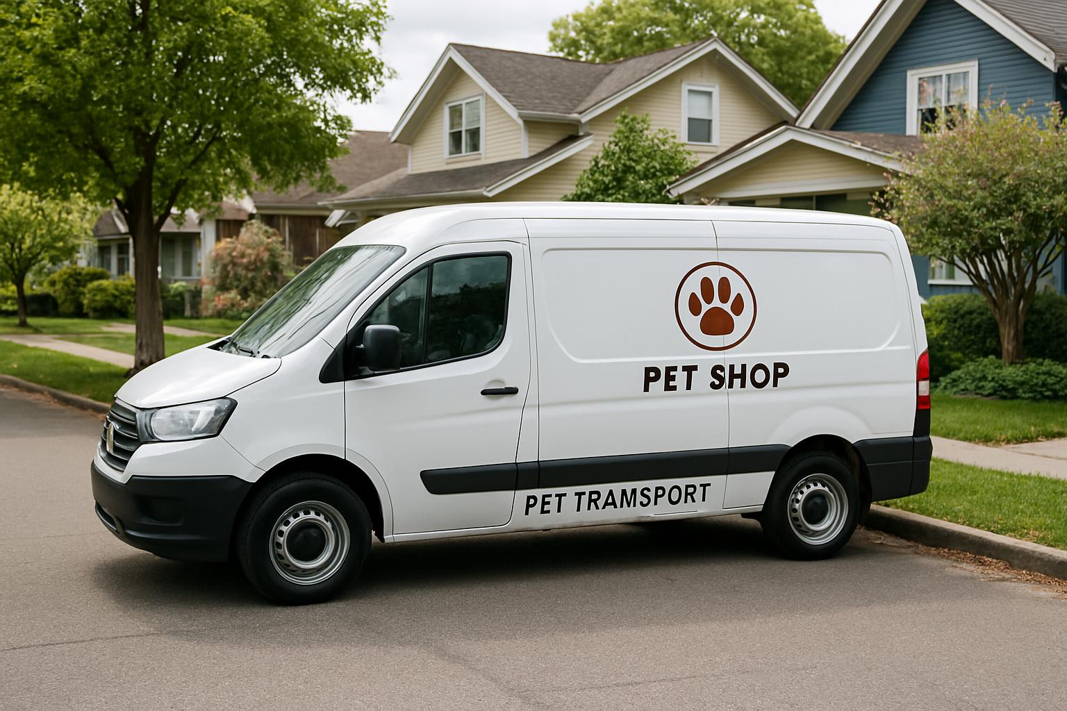 Pet transportation service van